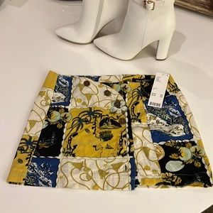 Urban Outfitters NWT SP button down skirt w hidden back zipper